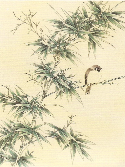Le bambou en peinture chinoise gongbi, étape 2