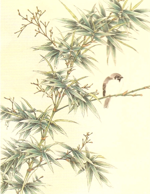 Le bambou en peinture chinoise gongbi, étape 3