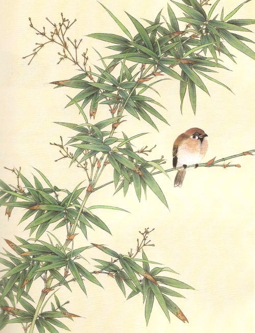 Le bambou en peinture chinoise gongbi, étape 5