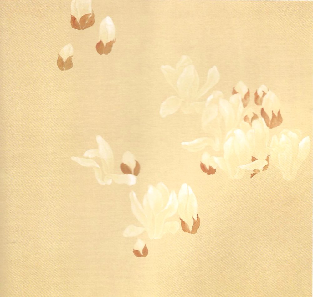 Les magnolias en peinture chinoise mogu, étape 2