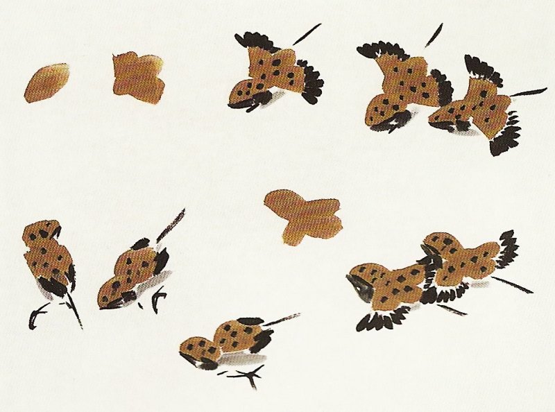 Le moineau en peinture chinoise xieyi