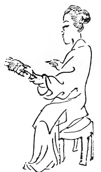Technique du tracé en peinture chinoise baimiao : Hun : mélange