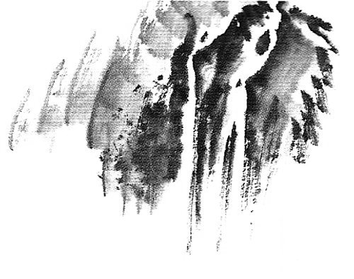 Peinture chinoise : les cascades