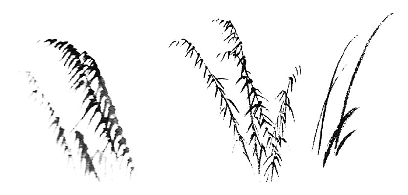 Peinture chinoise : le roseau