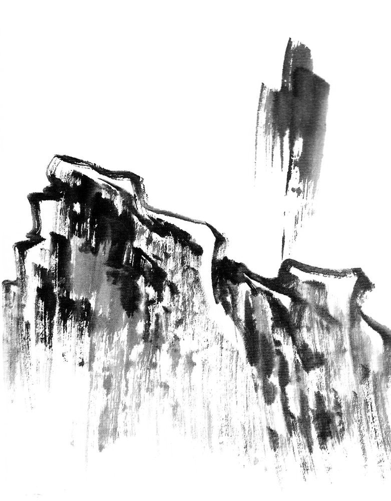 Peinture chinoise : technique shuilinqiangtoucun