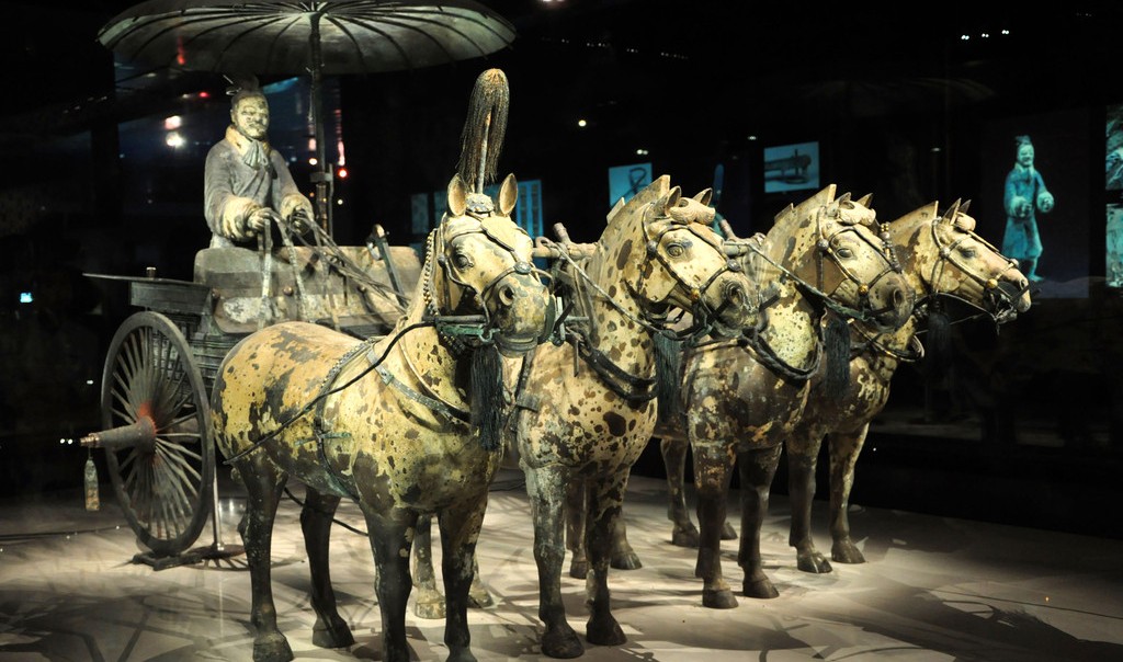 Char de l'armée de terre cuite Char de l'armée de terre cuite