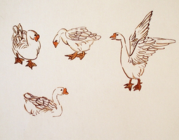L'oie en peinture chinoise xieyi