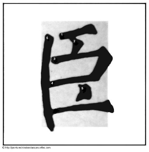 Calligraphie chinoise : les traits brisés