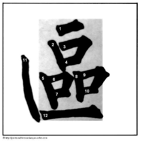 Calligraphie chinoise : les traits brisés