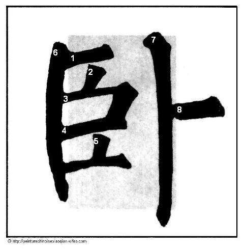 Calligraphie chinoise : les traits verticaux