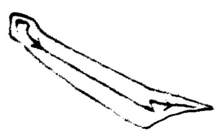 Calligraphie chinoise : les traits appuyés