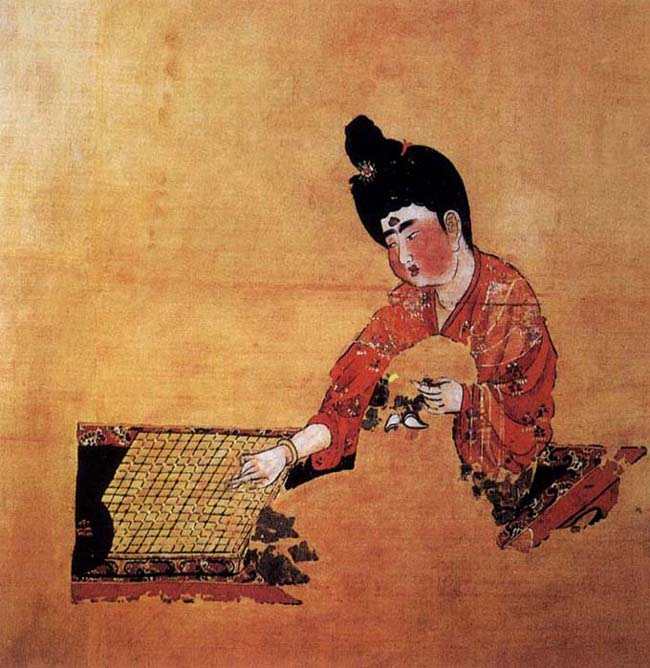 La dame aux échecs. 
