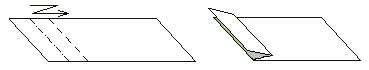 Pli zig-zag