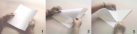 Paper glider origami airplane diagram: DC-3 model