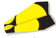 Origami airplane, Triplane model