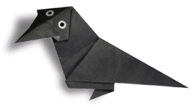 Raven origami - menu image