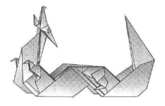 Dragon origami - menu image