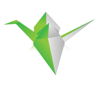 Crane origami - menu image