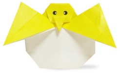Chick origami - menu image
