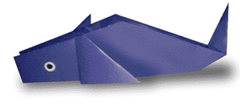 Origami de baleine - menu