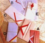 Origami d'enveloppe pour les fêtes