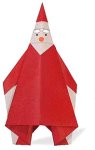Father Christmas origami