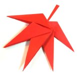 Origami de feuille d'érable