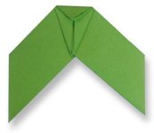 Origami boomerang - menu