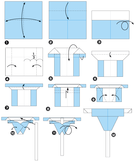 Origami de épouvantail 2