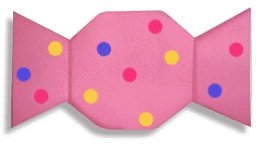 Origami de bonbon - menu