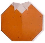 Origami d'orange - menu