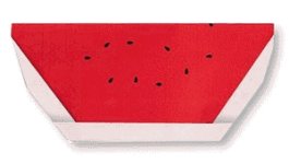 Origami de pastèque - menu