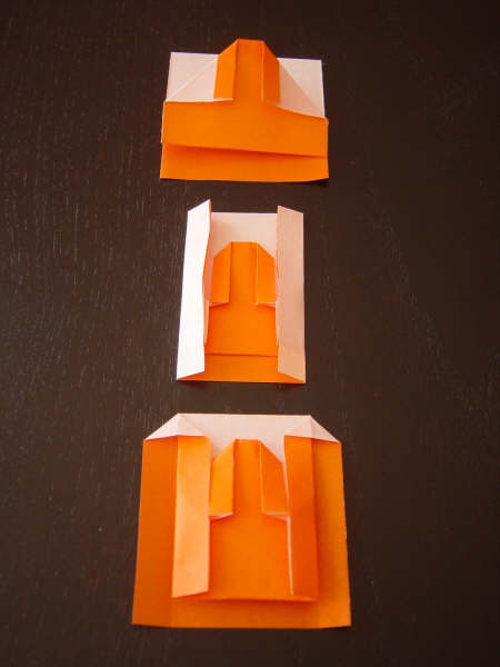 Pliage de serviette en forme japonaise 2