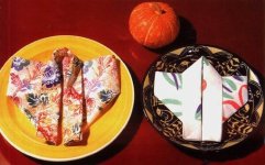 Pliage de serviette en forme de Kimono