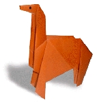 Origami de cheval - menu