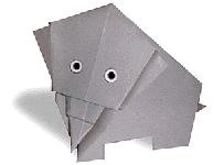 Origami d'éléphant