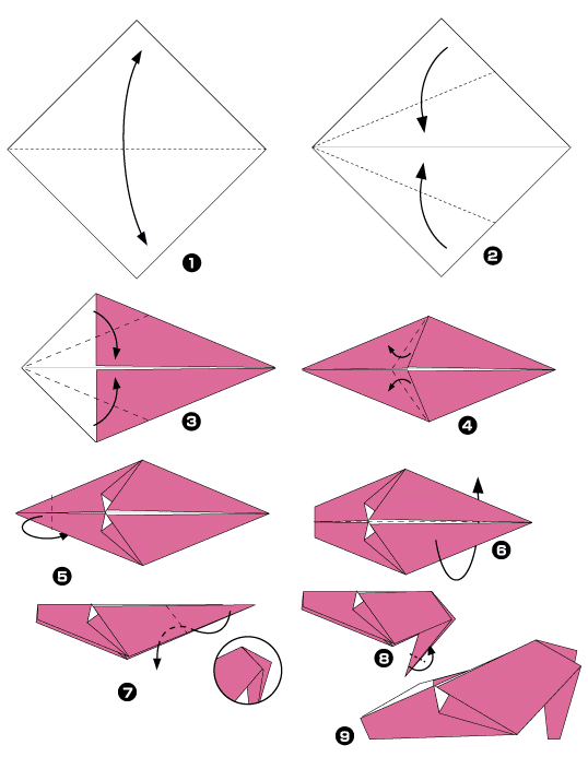 Origami de chaussure