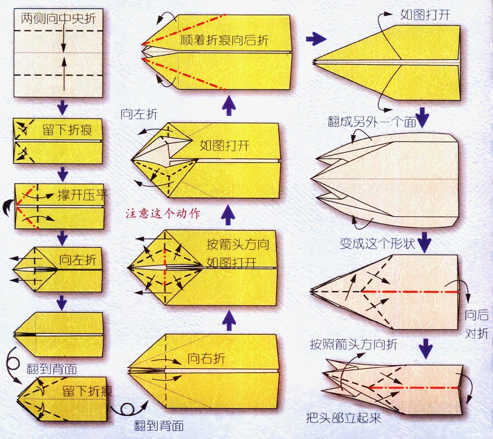 Origami of the zodiac sign: the ram, model 1