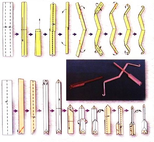 Origami of the zodiac sign: the archer Sagittarius
