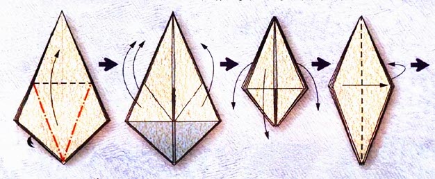 Zodiac sign origami: Aquarius